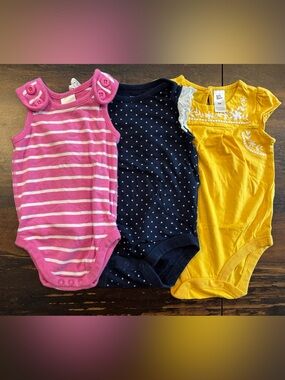 Hanna Andersson, Baby Gap, and Baby B’gosh Tank Bodysuit Set